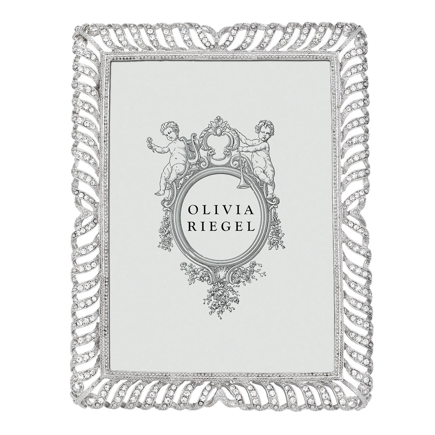 Olivia Riegel Silver Palmer 5 x 7 Inch Picture Frame RT1371, MPN: RT1371, 817655019680