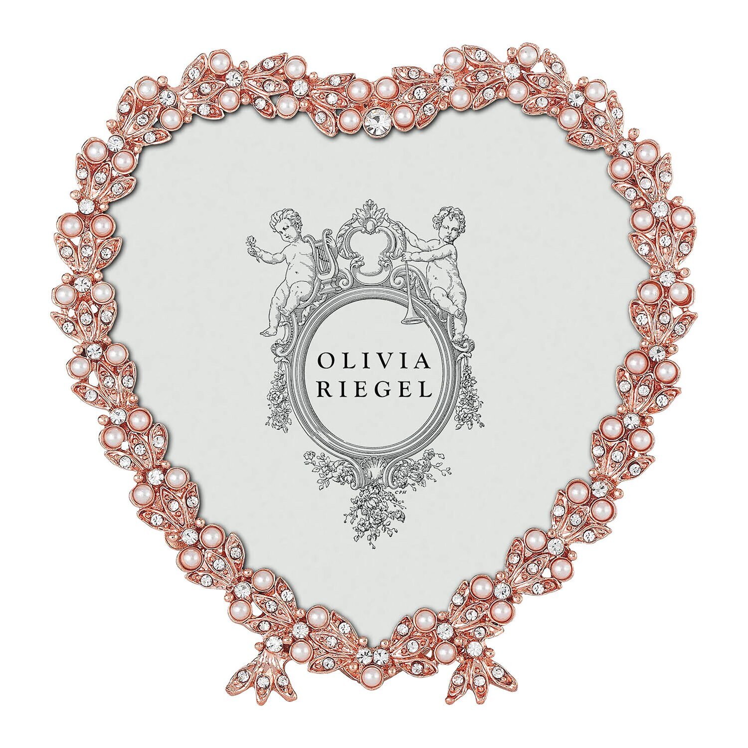 Olivia Riegel Rose Gold Contessa Heart 3.5 Inch Picture Frame RT2201, MPN: RT2201,