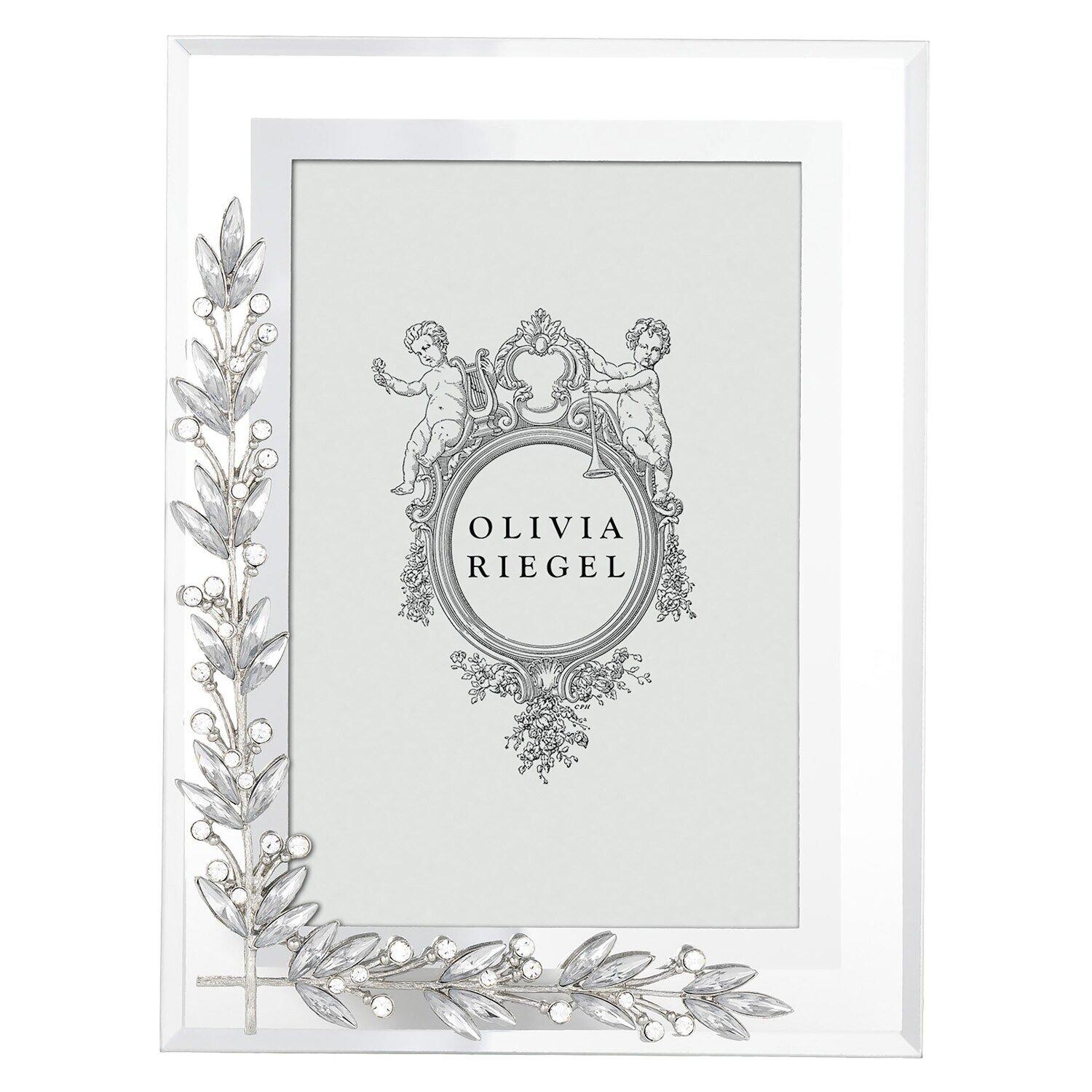 Olivia Riegel Silver Laurel 4 x 6 Inch Picture Frame RT2770, MPN: RT2770, 850188008493