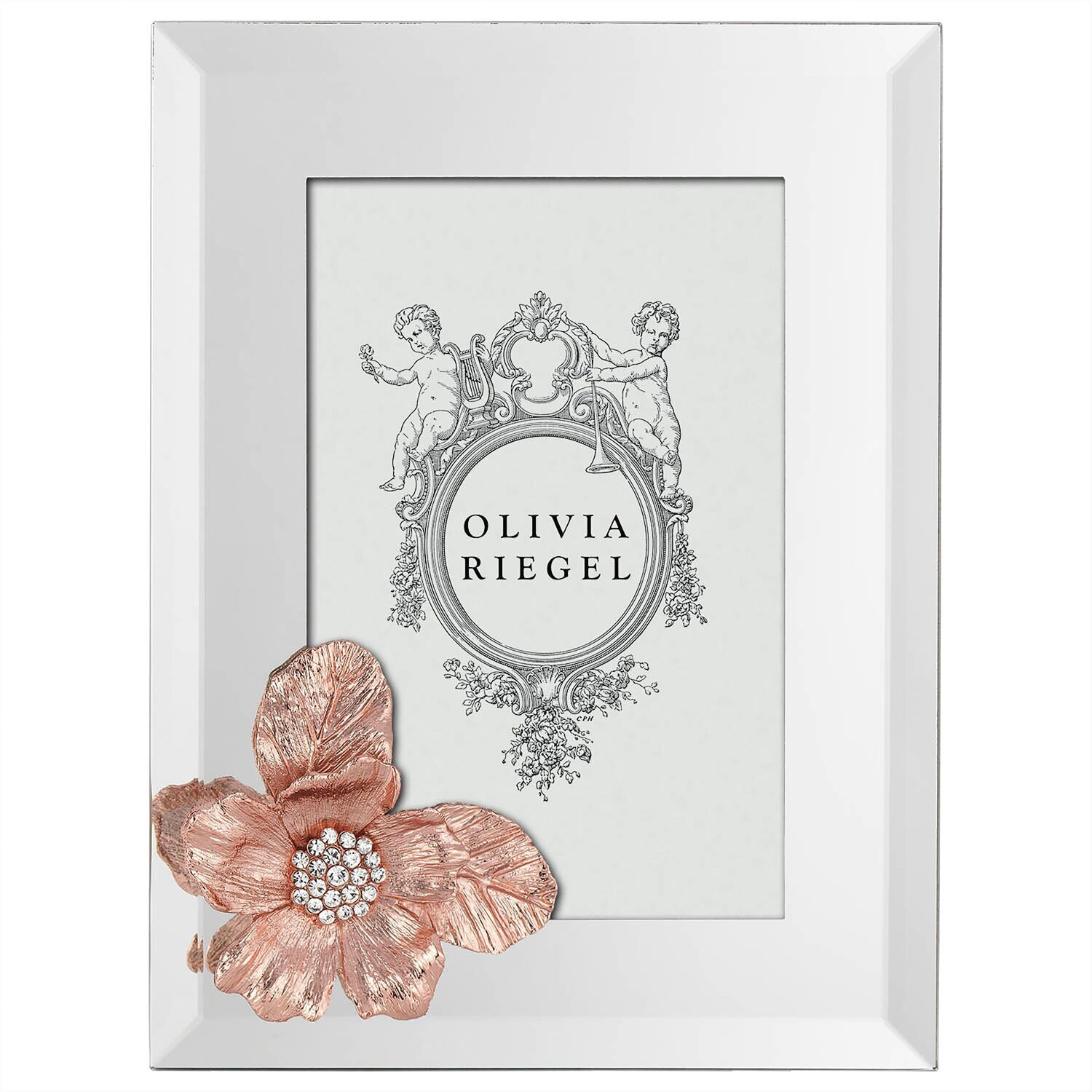 Olivia Riegel Rose Gold Botanica 4 x 6 Inch Picture Frame RT4214