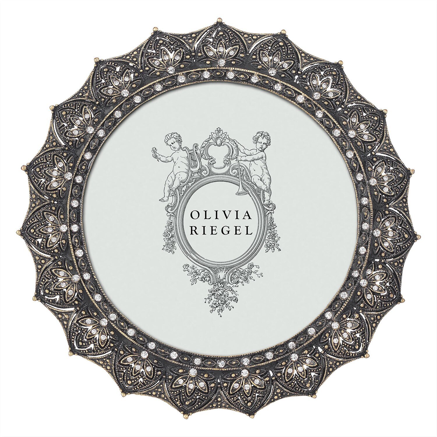 Olivia Riegel Bronze Windsor 4 Round Inch Picture Frame RT4741