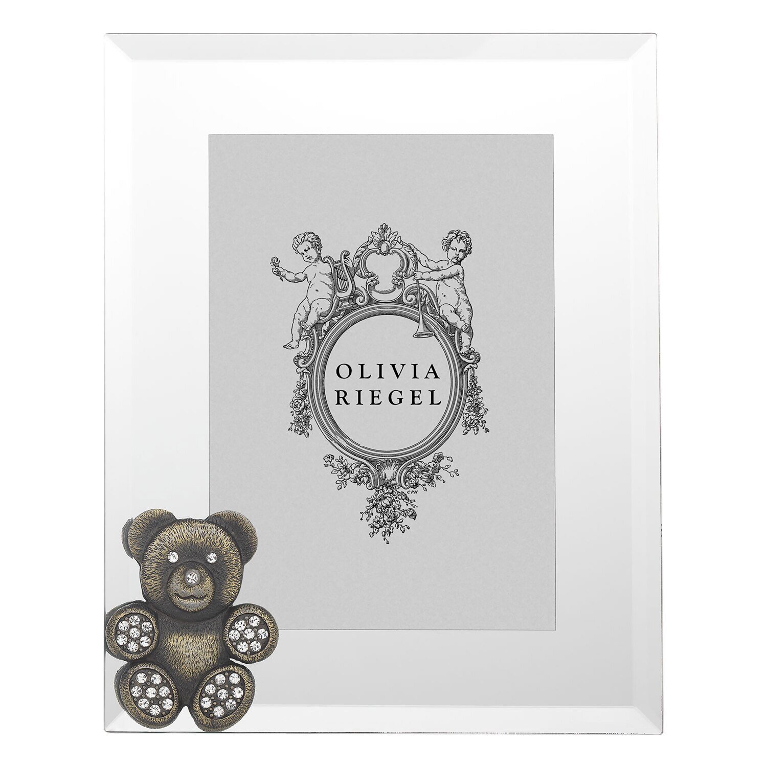 Olivia Riegel Bronze Teddy Bear 5 x 7 Inch Picture Frame RT4878
