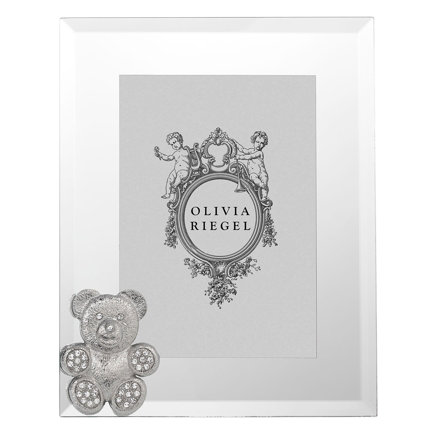 Olivia Riegel Silver Teddy Bear 5 x 7 Inch Picture Frame RT4887