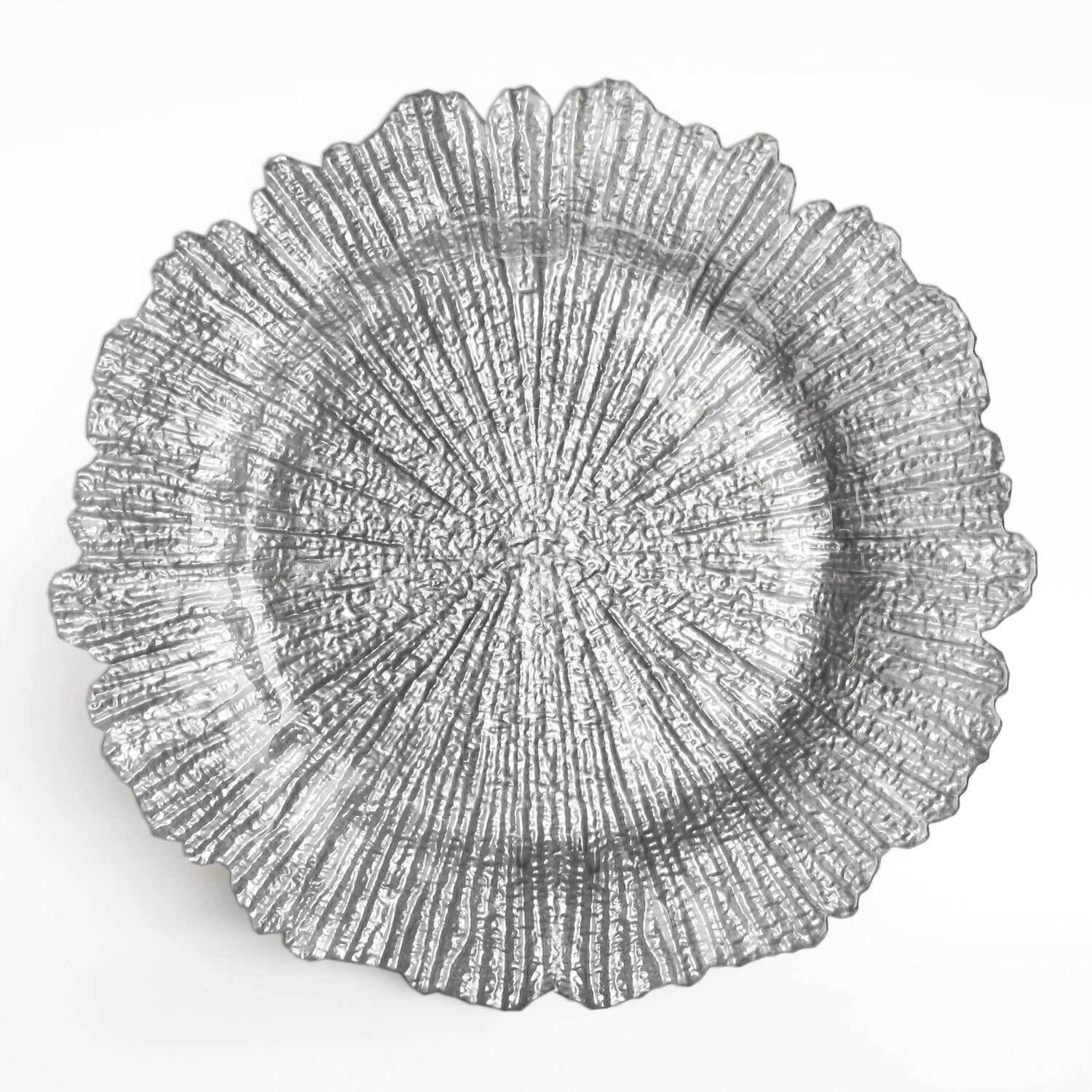 Silver Glass Reef Charger GM10876, MPN: GM10876, 88235978936