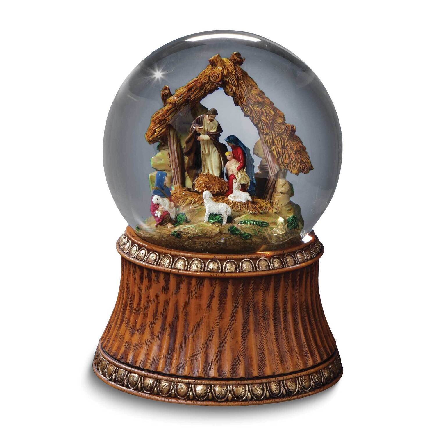 Nativity with Stable Water Globe GM10657, MPN: GM10657, 842970052548