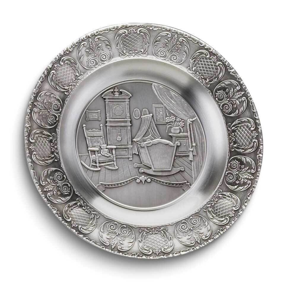 Pewter Engravable Baby Plate GM16138