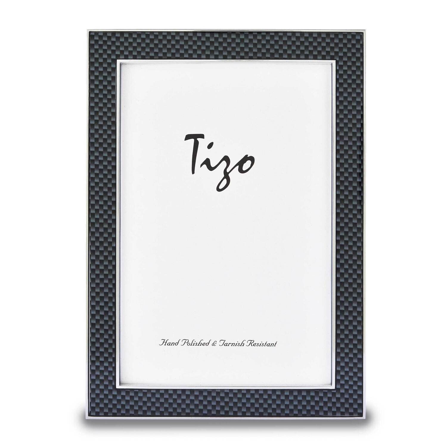 Silver-plated Grey Carbon Fiber 8 x 10 Inch Photo Picture Frame GM17245, MPN: GM17245, 820036016895