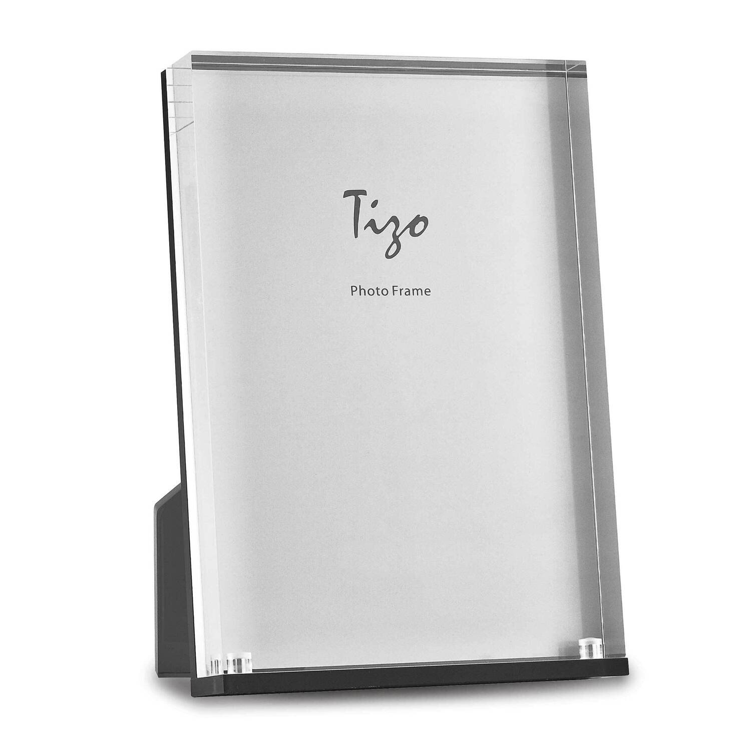 Thick Acrylic Black Edge 4 x 6 Inch Photo Picture Frame GM19971, MPN: GM19971,