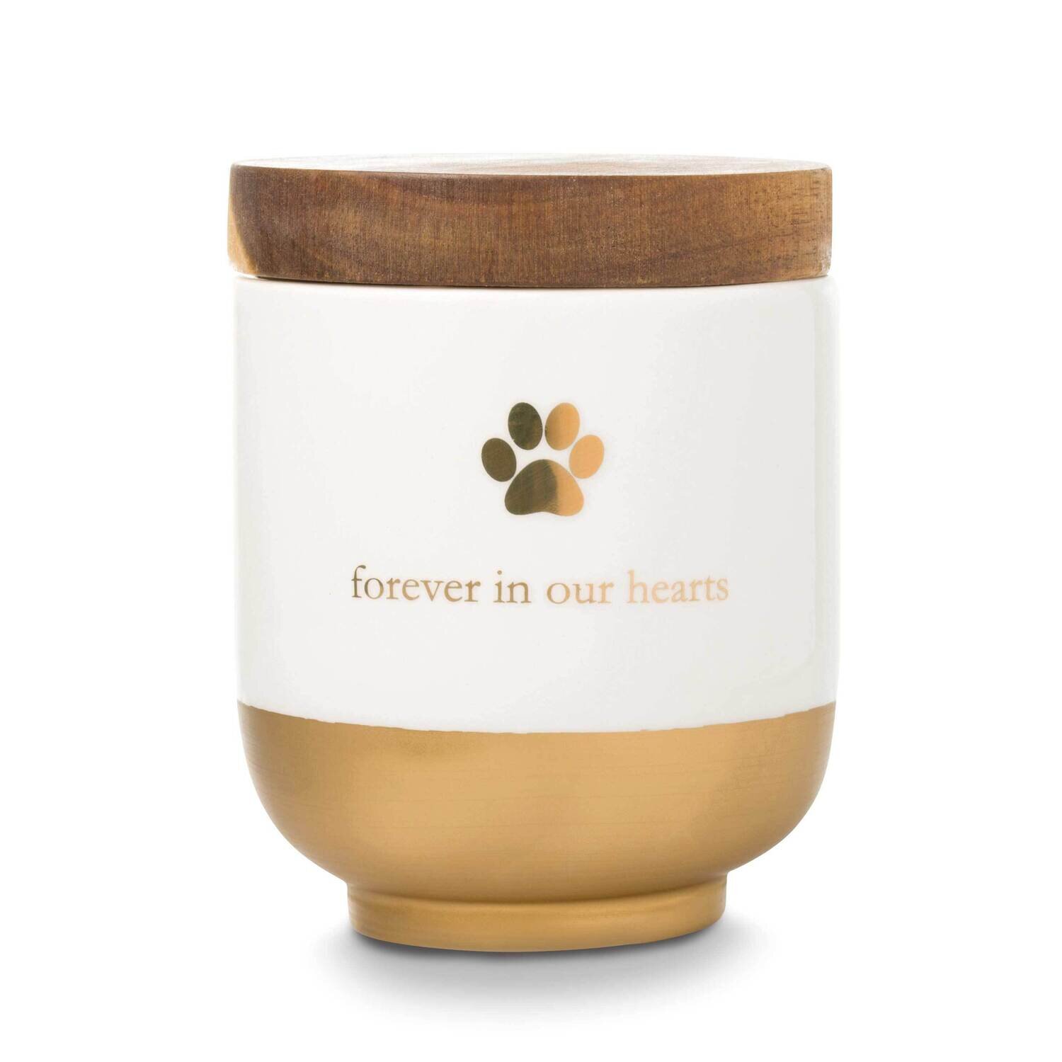 Forever In Our Hearts Brown Ceramic Pet Memory Jar GM20978