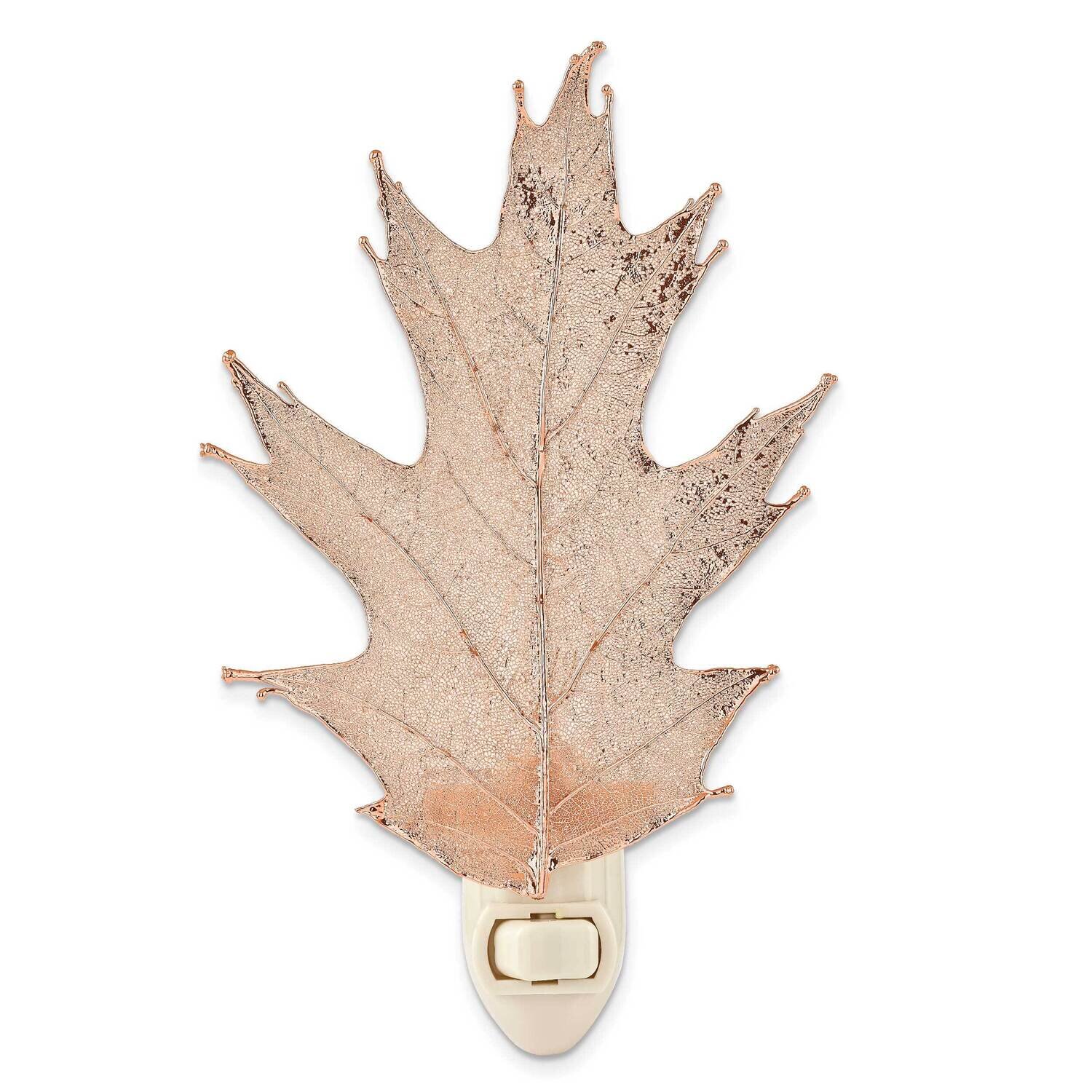 Rose Gold Dipped Oak Leaf Nightlight GM23890, MPN: GM23890, 812465024206
