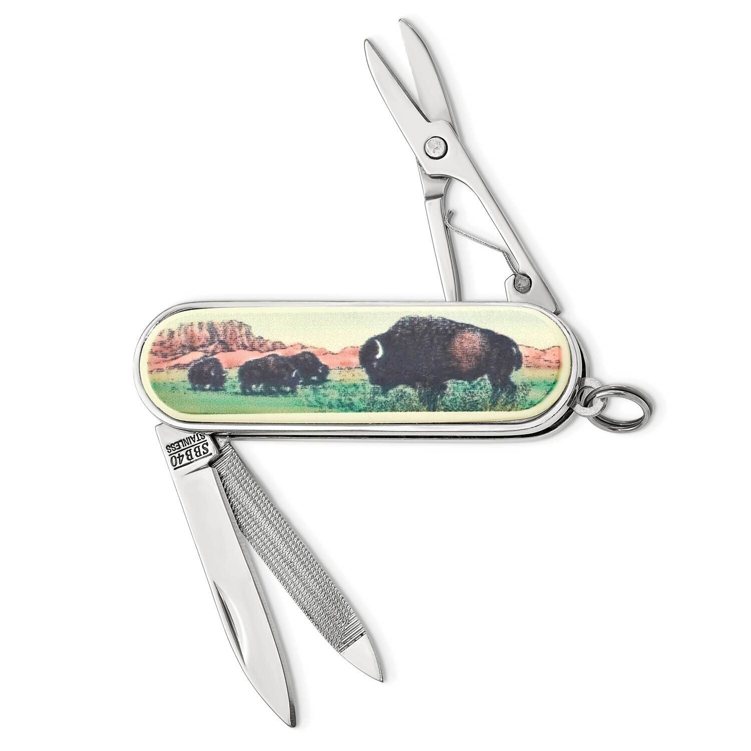 Barlow Designs Color Buffalo Pocket Knife GM24060, MPN: GM24060, 617414636185