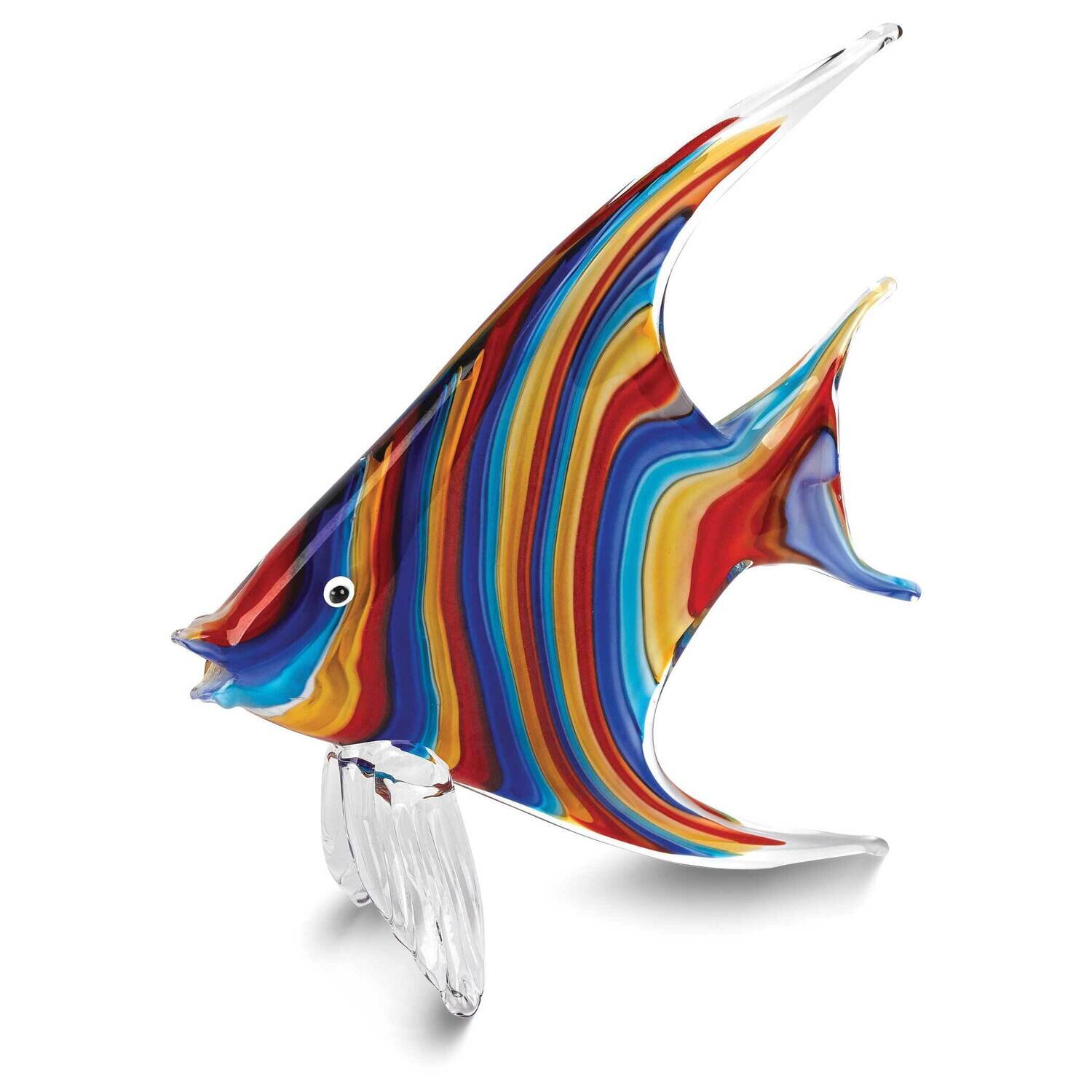 Badash Rainbow Glass Tropical Fish Figurine GM23918