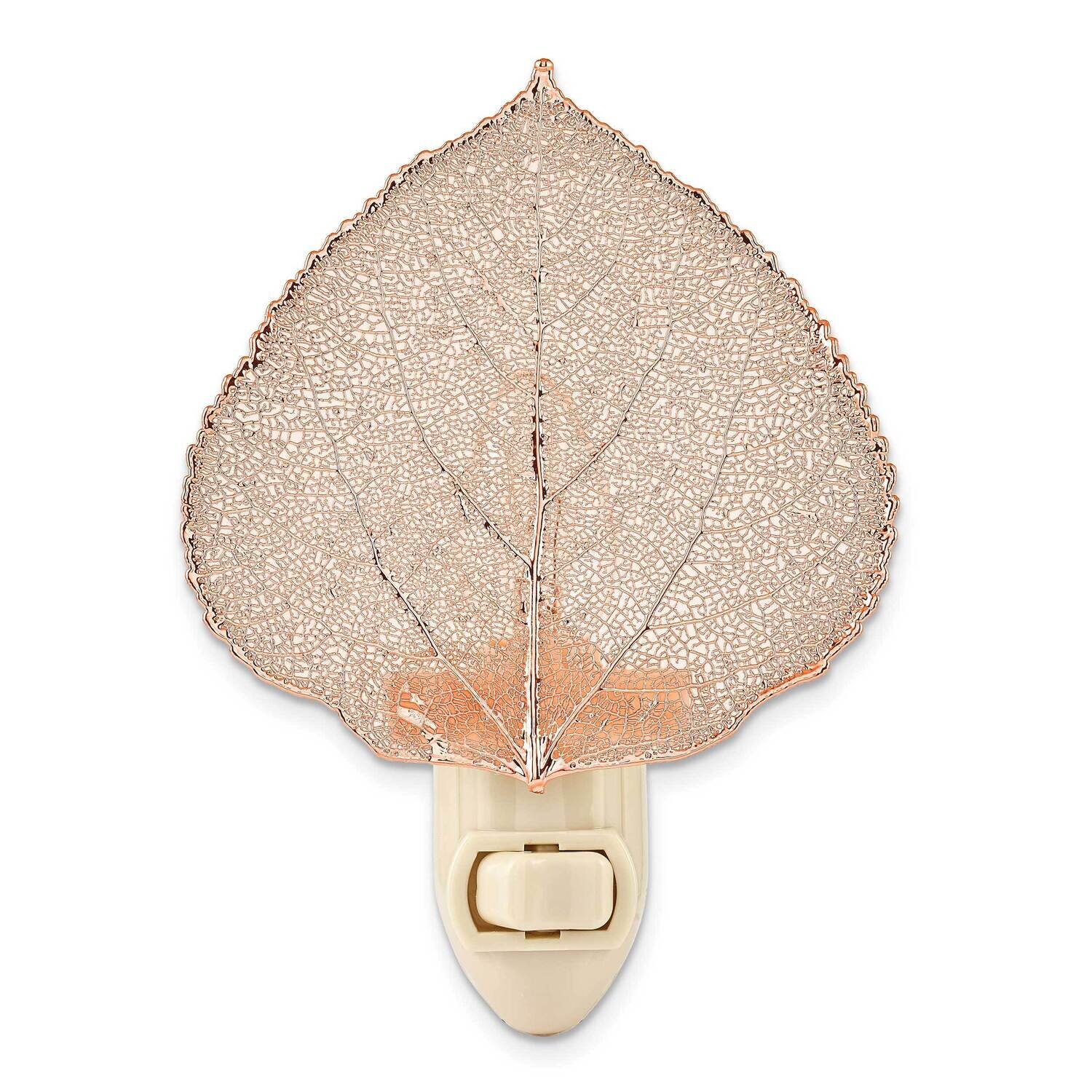 Rose Gold Dipped Aspen Leaf Nightlight GM23888, MPN: GM23888, 812465023926
