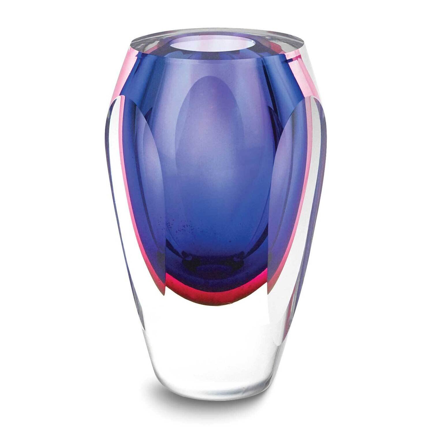 Badash Purple Murano Style Glass 6 Inch Vase GM23916