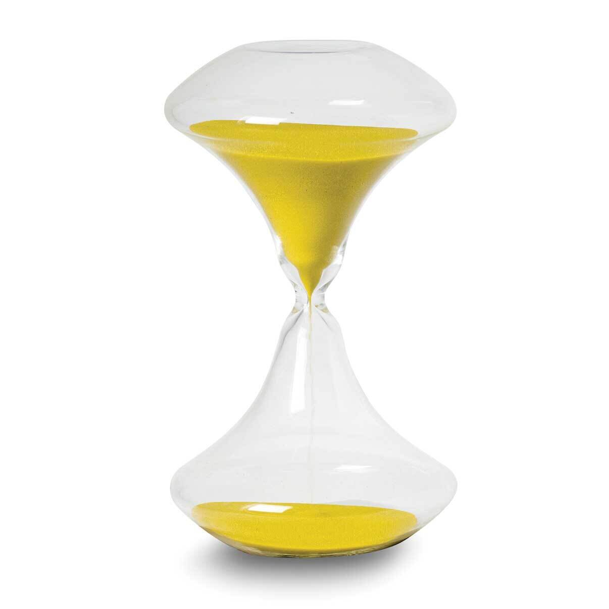 Yellow Sand and Hand-blown Glass 45 Minute Sand Timer GM24152YW