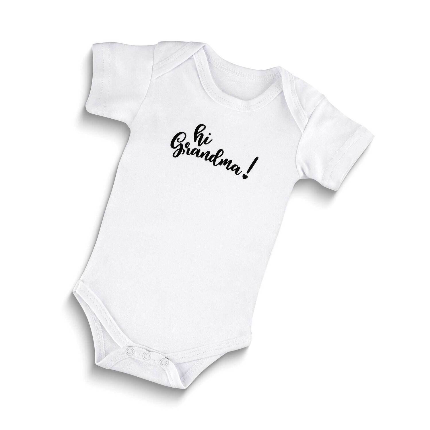 Lillian Rose Hi Grandma! Pregnancy Baby Announcement Onesie GM23969