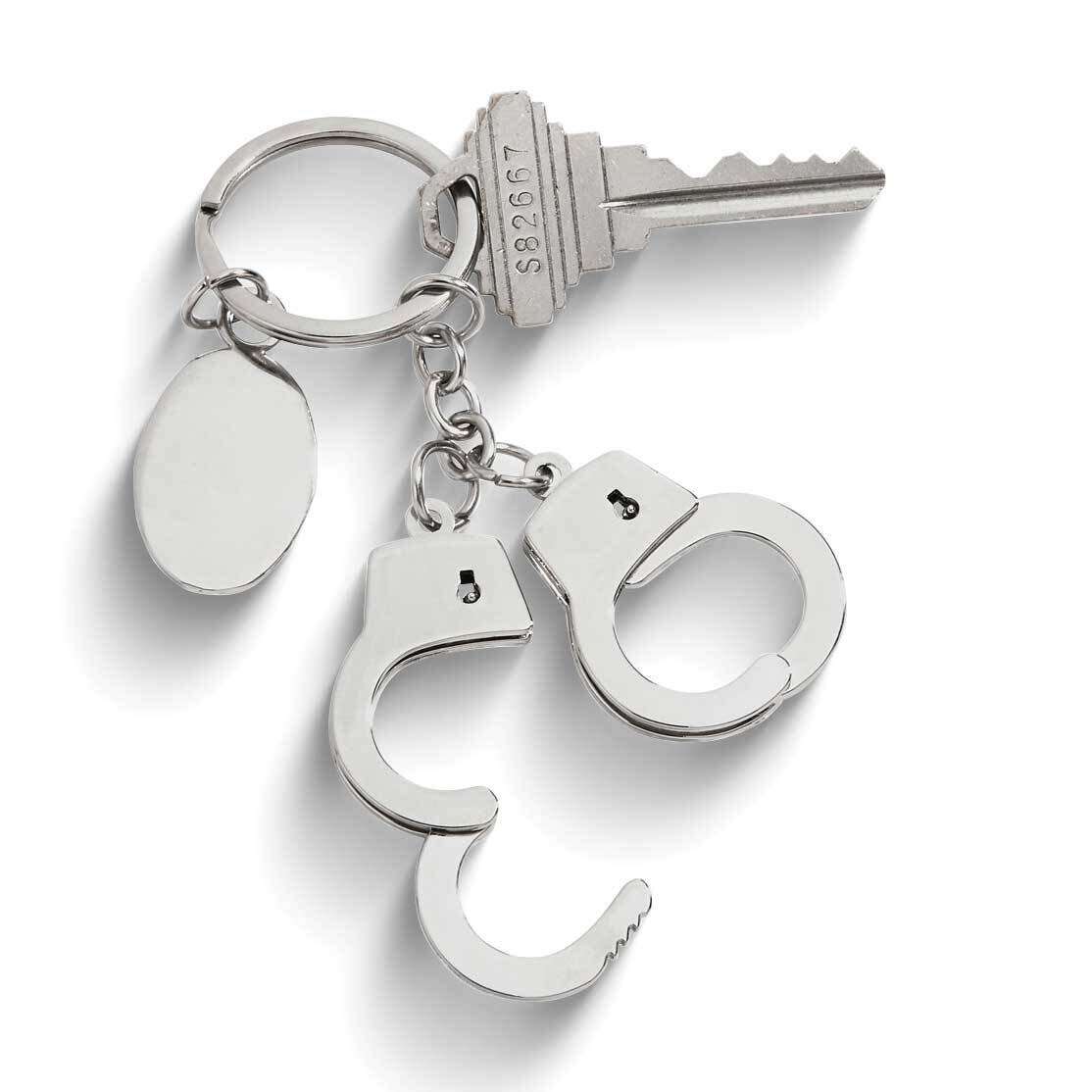 Nickle-plated Handcuffs Key Ring GM23981