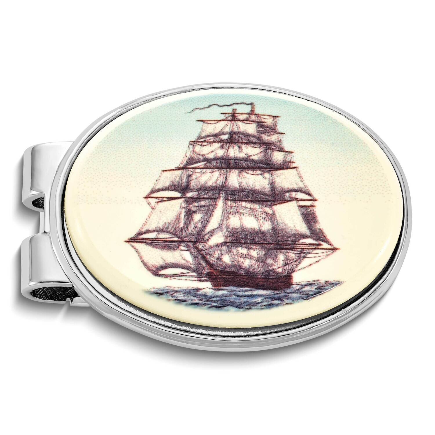 Barlow Designs Color Lightning Ship Oval Money Clip GM24070, MPN: GM24070, 617414638820