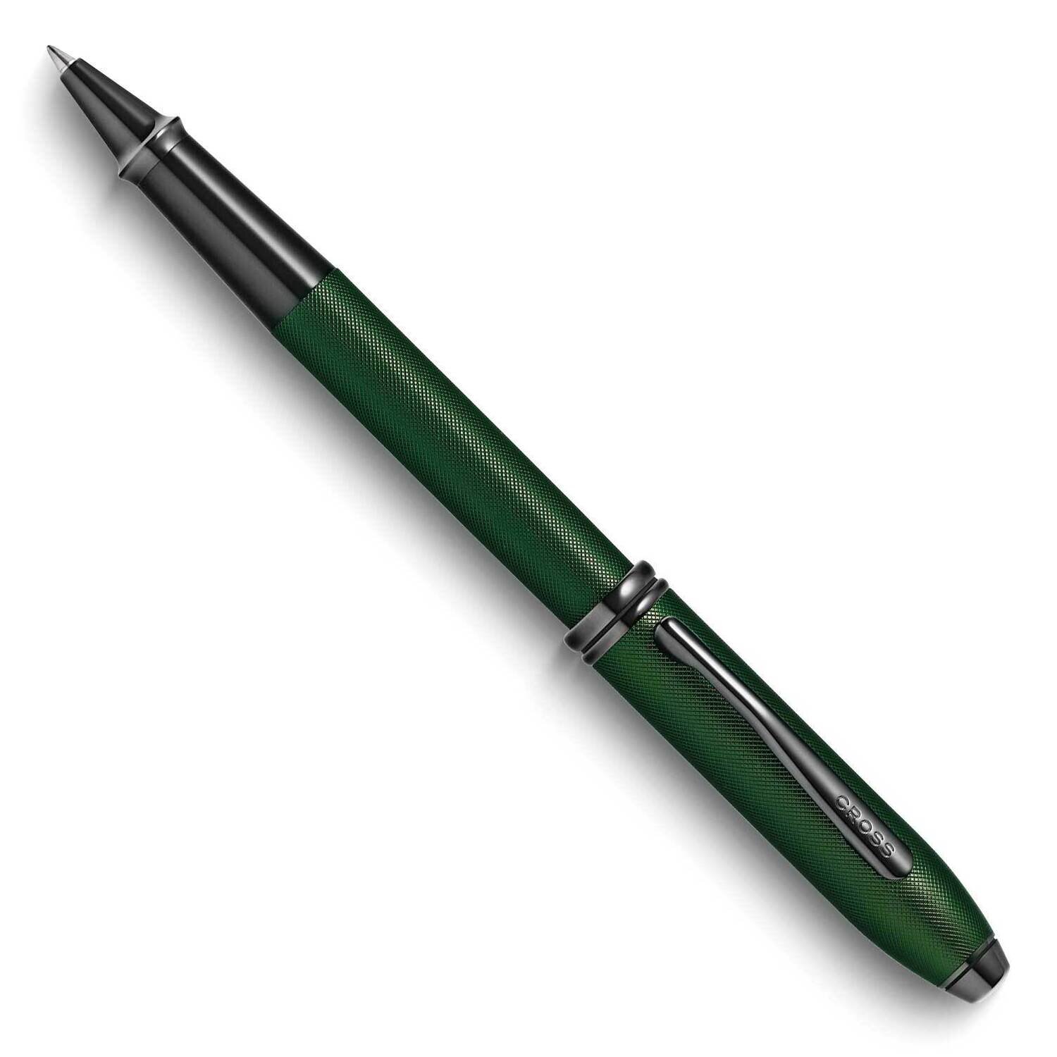 Townsend Matte Green Micro-Knurl Selectip Rolling Ball Pen GM24037