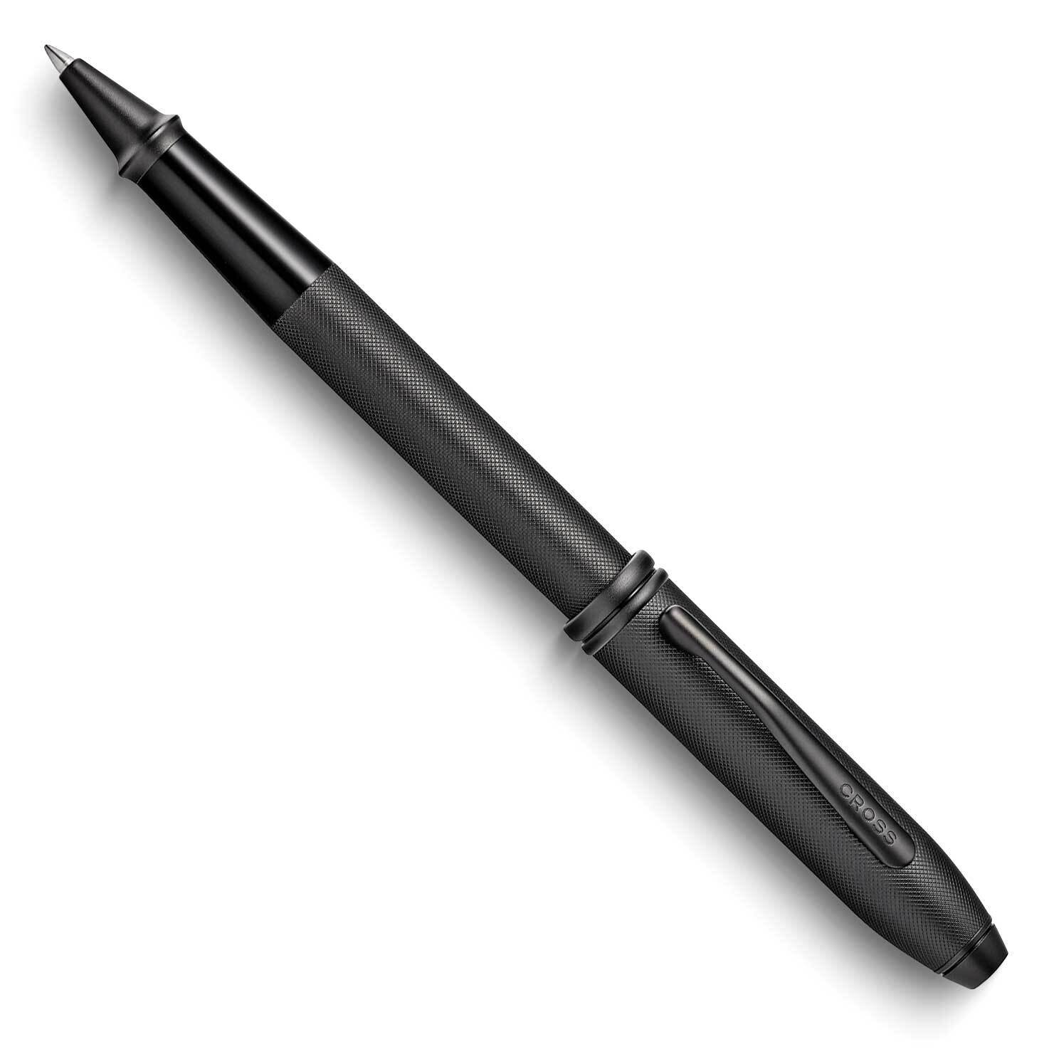 Townsend Matte Black Micro-Knurl Selectip Rolling Ball Pen GM24038