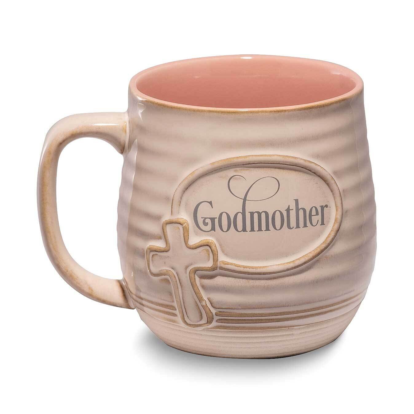 Thank You Godmother Pink 14 oz. Ceramic Mug GM24313M