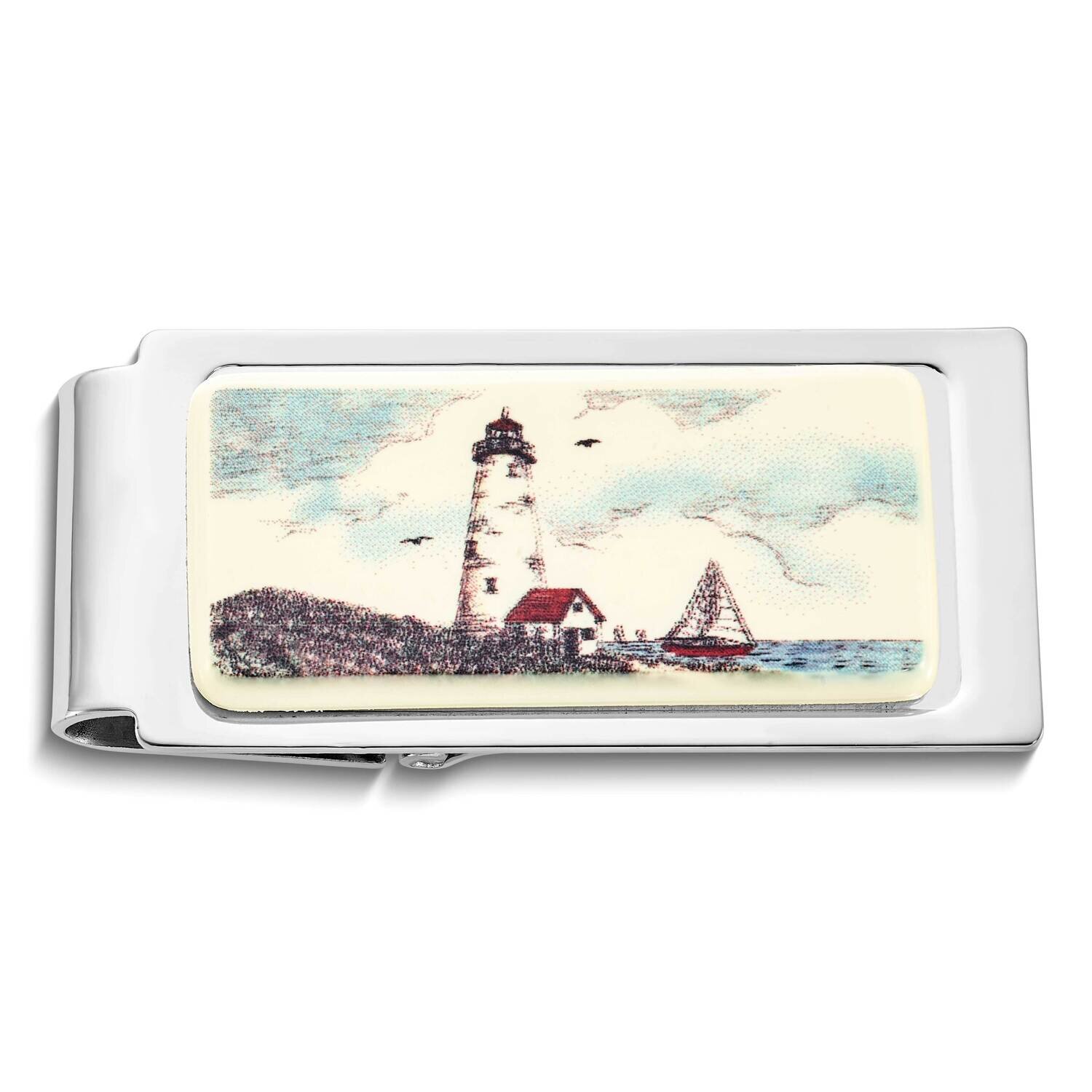 Barlow Designs Color Lighthouse Hinged Money Clip GM24071, MPN: GM24071, 617414750874