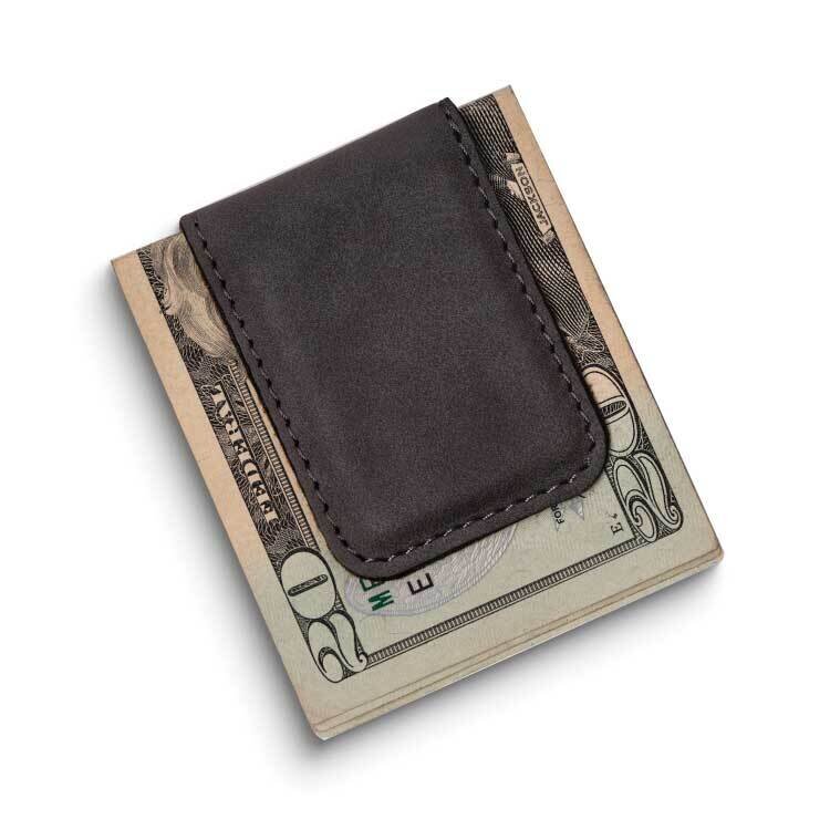 Vintage Grey Leatherette Money Clip GM24086GR, MPN: GM24086GR, 797140631019