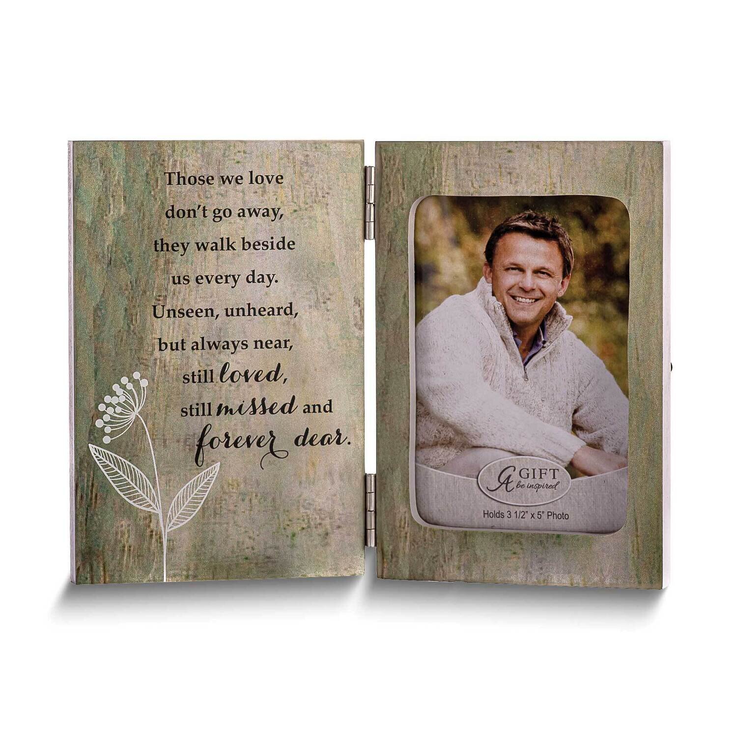 Those We Love Memorial Hinged Photo Frame with Engraving Plate GM24337, MPN: GM24337, 785525302678