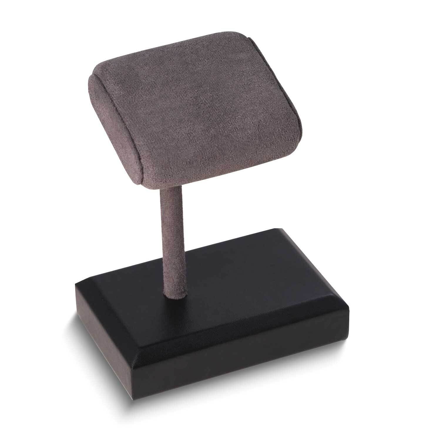 Black Leather &amp; Suede Single Watch Display Stand GM24103BK, MPN: GM24103BK, 797140527398