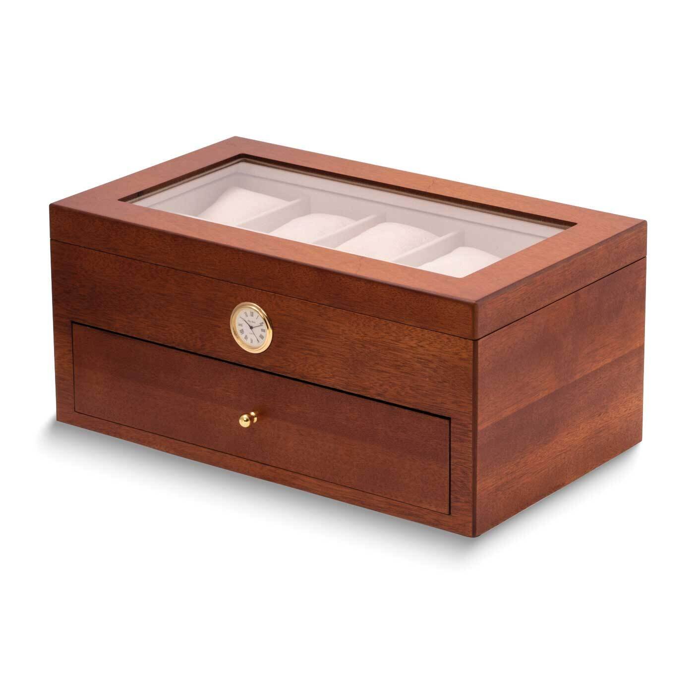 Cherry Wood with Quartz Movement Clock Twenty Watch Storage Case GM24131CW, MPN: GM24131CW, 7971401…