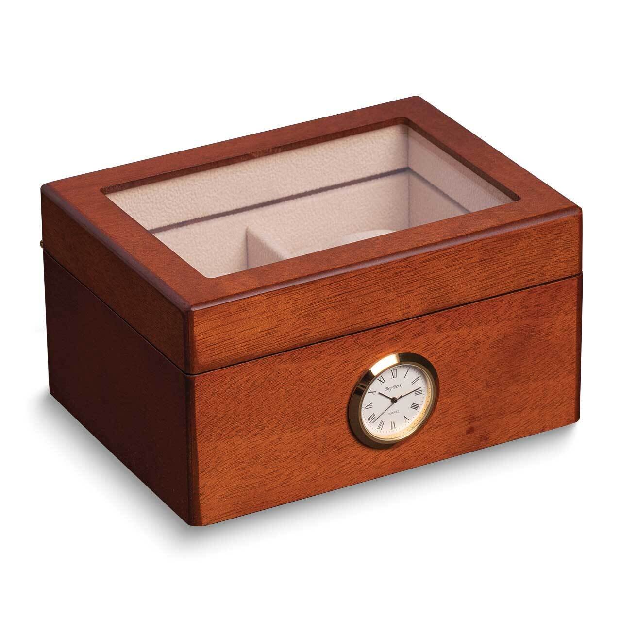 Cherry Wood with Quartz Movement Clock Double Watch Storage Case GM24140CW, MPN: GM24140CW, 7971401…