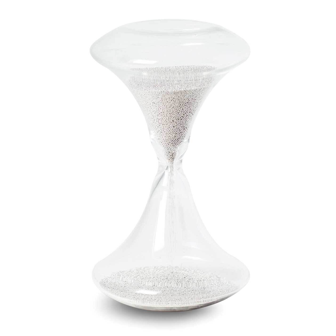 Hand Blown Glass and Silver Electroplated Bead 1 Min Sand Timer GM24151SP, MPN: GM24151SP, 79714031…