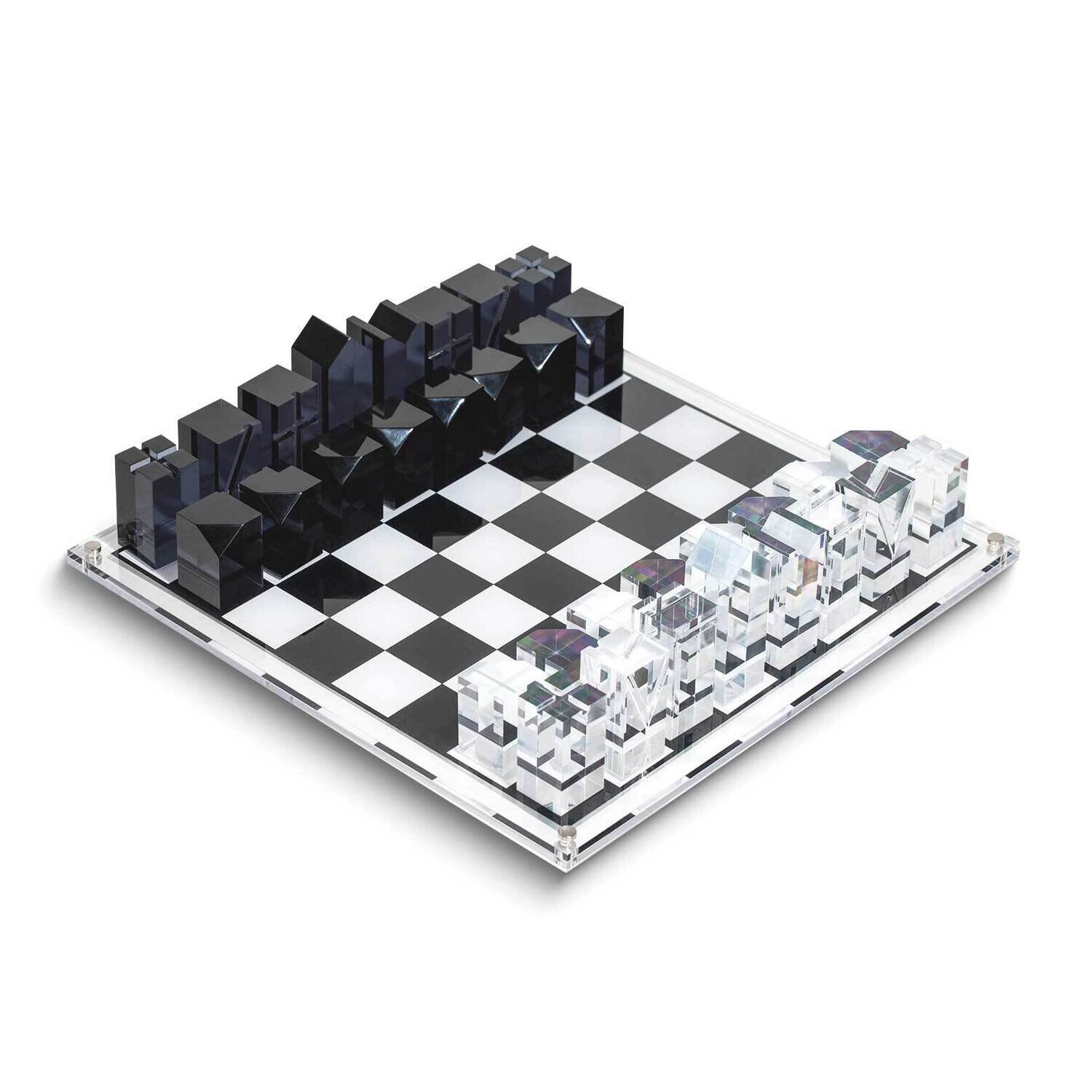 Black and White Acrylic Chess Set GM24168