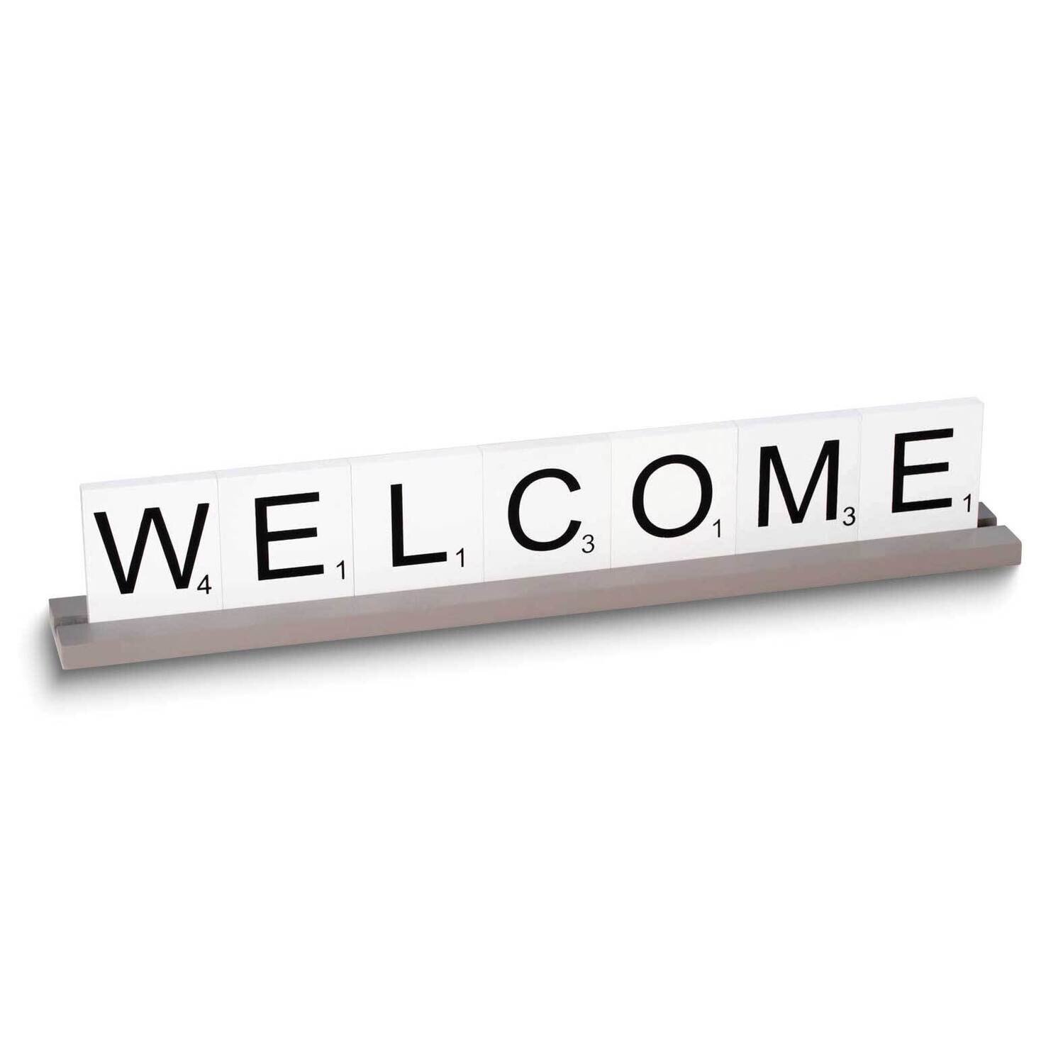 Welcome Scrabble letter tile wooden sign GM24198, MPN: GM24198, 797140241126