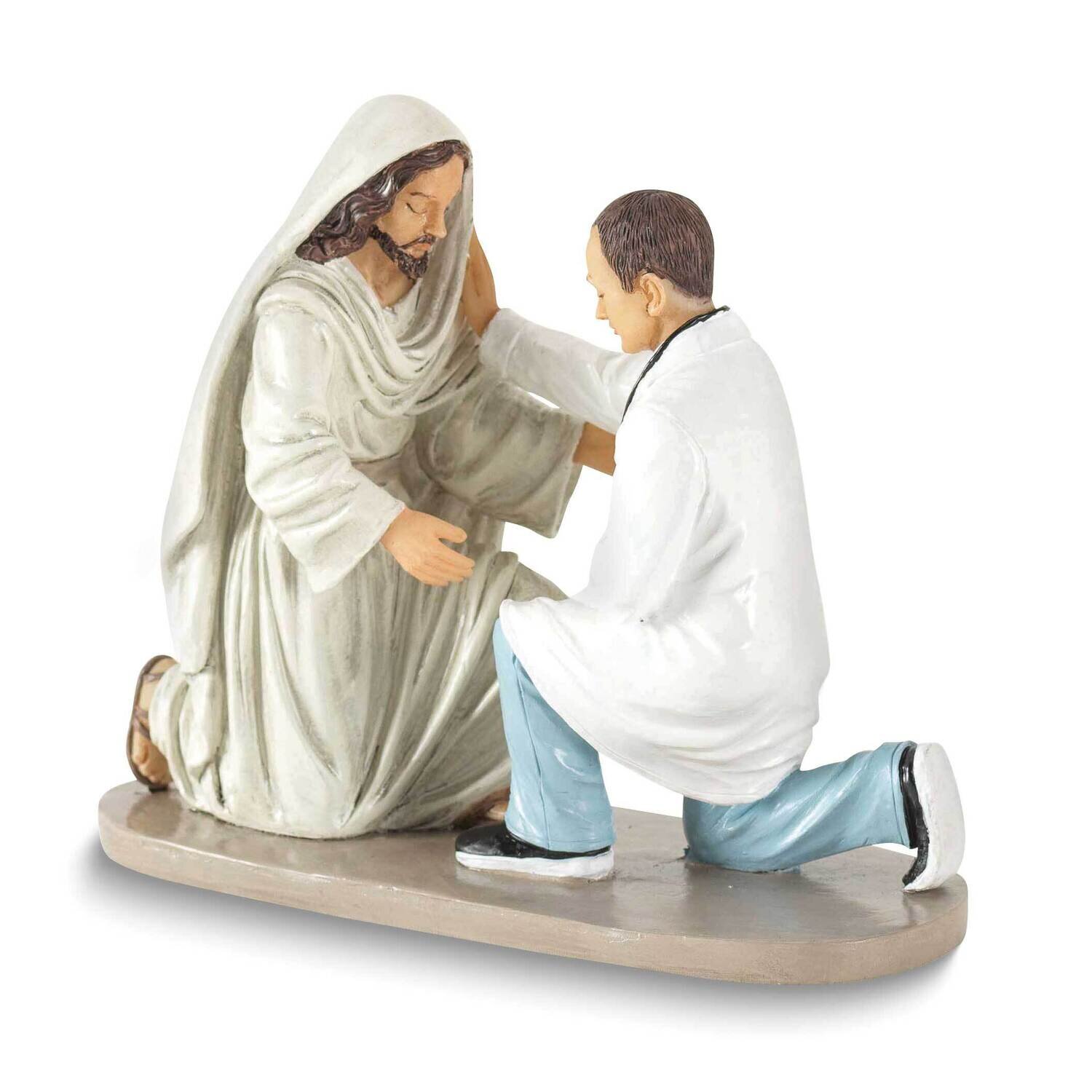 Josephs Studio Jesus and Male Healthcare Worker Figurine GM24529