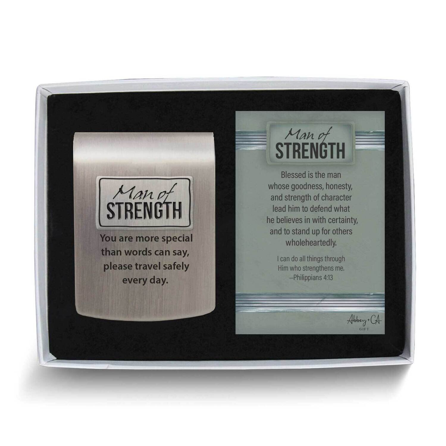 Man of Strength Visor Clip Gift Boxed with Card GM24290