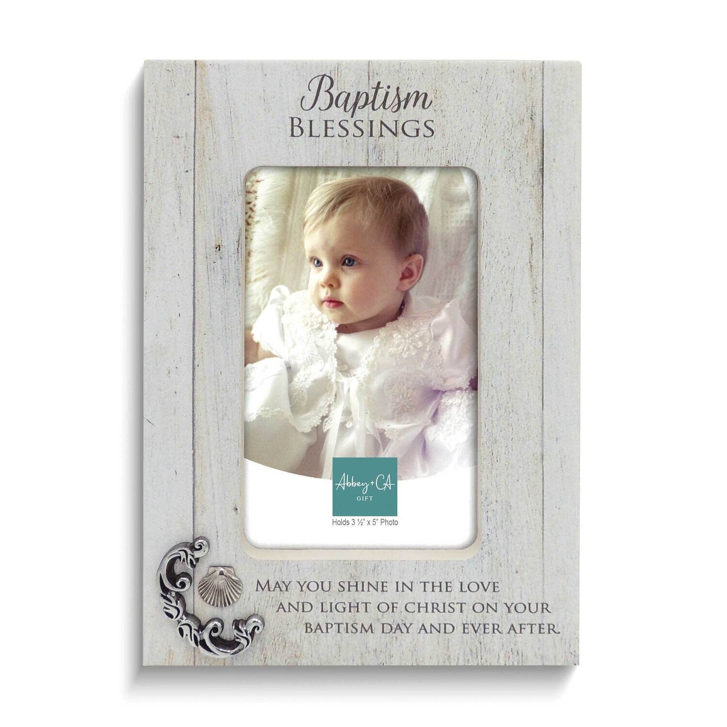 Baptism Blessings 3.5x5in Photo Frame GM24309, MPN: GM24309, 785525305570