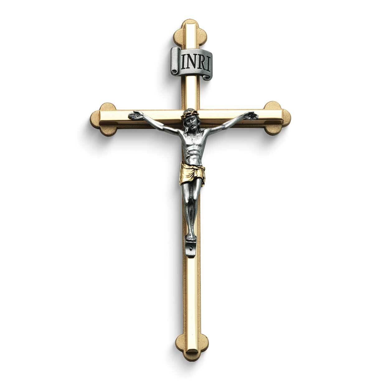 Two-tone Metal 8 inch Corpus Wall Cross GM24325, MPN: GM24325, 785525022415
