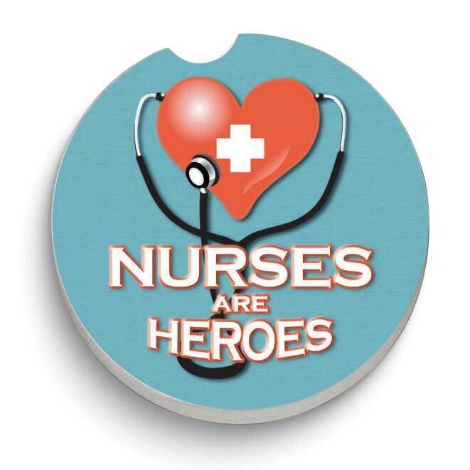 Nurses Are Heroes Car Coaster GM24358