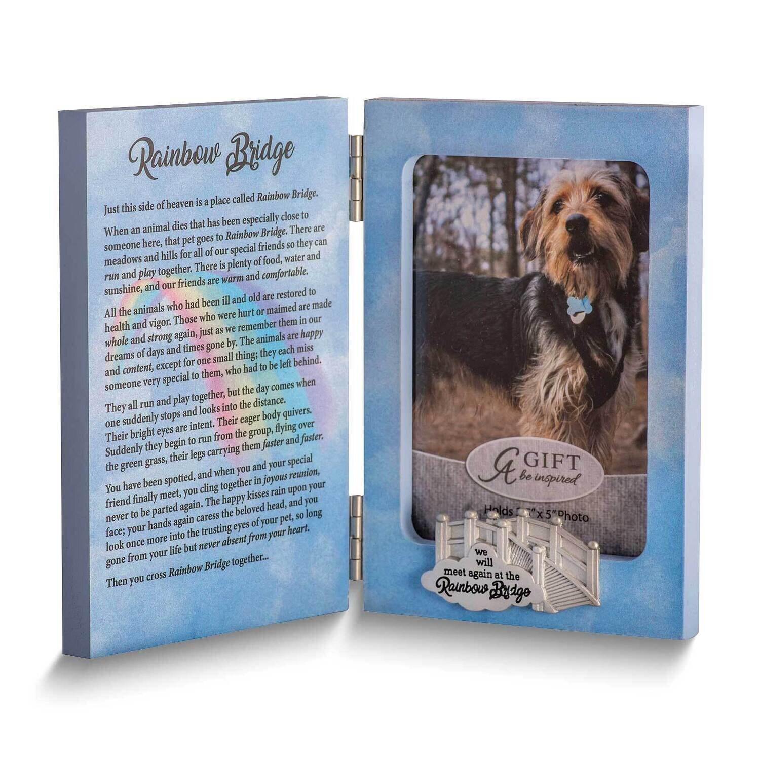 Rainbow Bridge Memorial Hinged Frame with Engraving Plate GM24338, MPN: GM24338, 785525302920