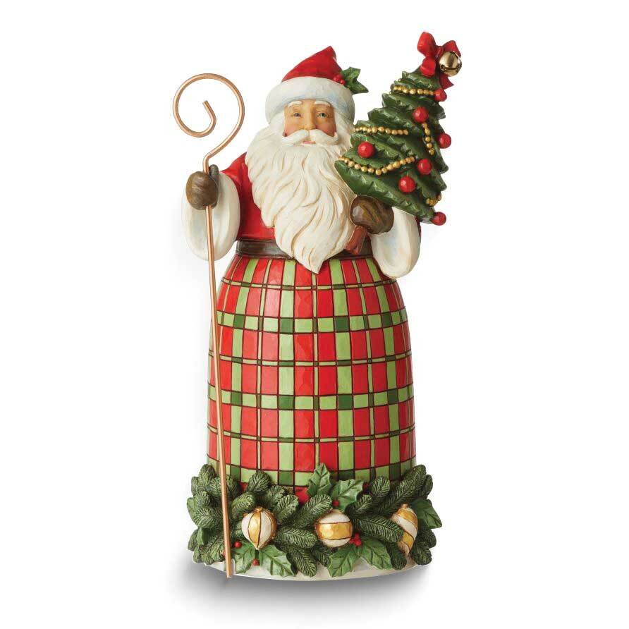 Country Living by Jim Shore Santa with Tree Figure GM24608