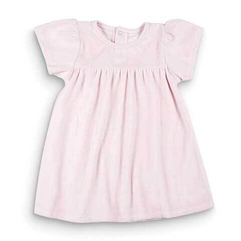 Girls Pink Velour 6 to 12 Mnths Dress GM24396