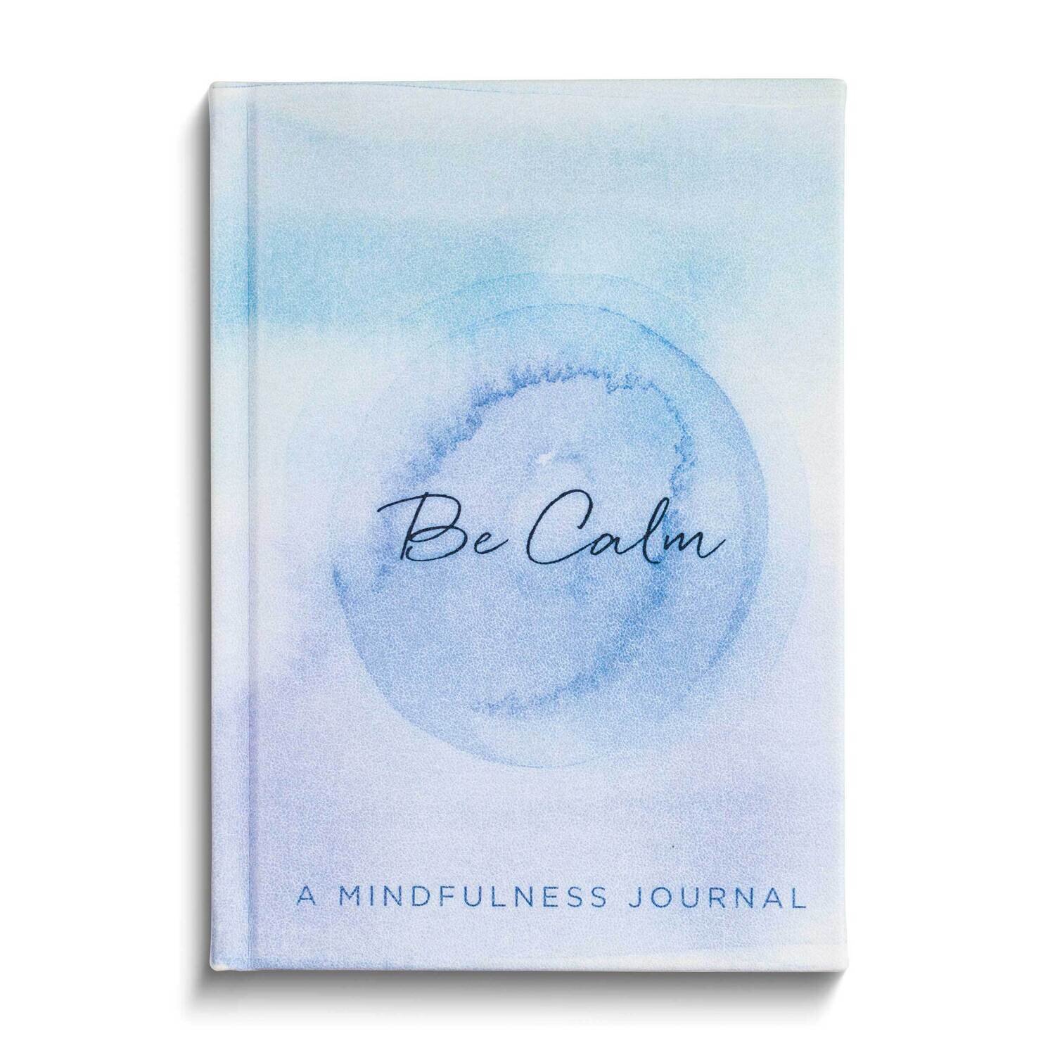 Blue Water Color 5x7 Inch BE CALM Guided Journal GM24470