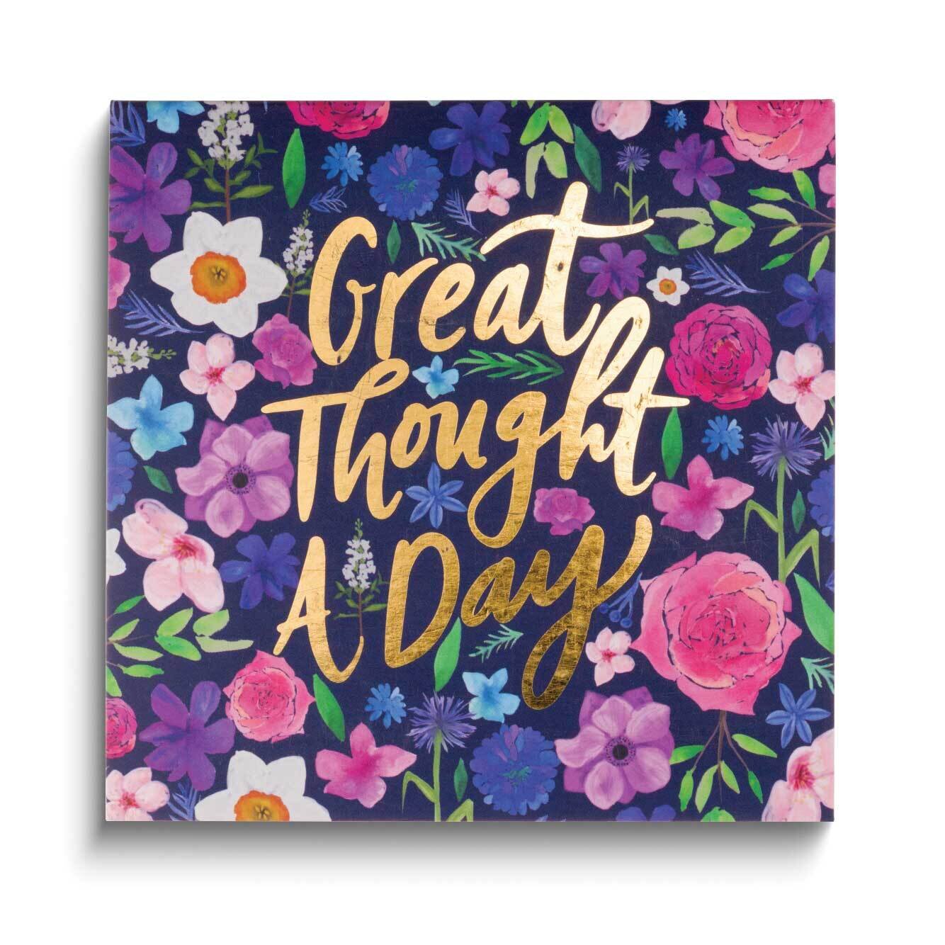 Navy Multi-color Floral GREAT THOUGHT A DAY 365 Page Note Pad GM24488, MPN: GM24488, 826635226109