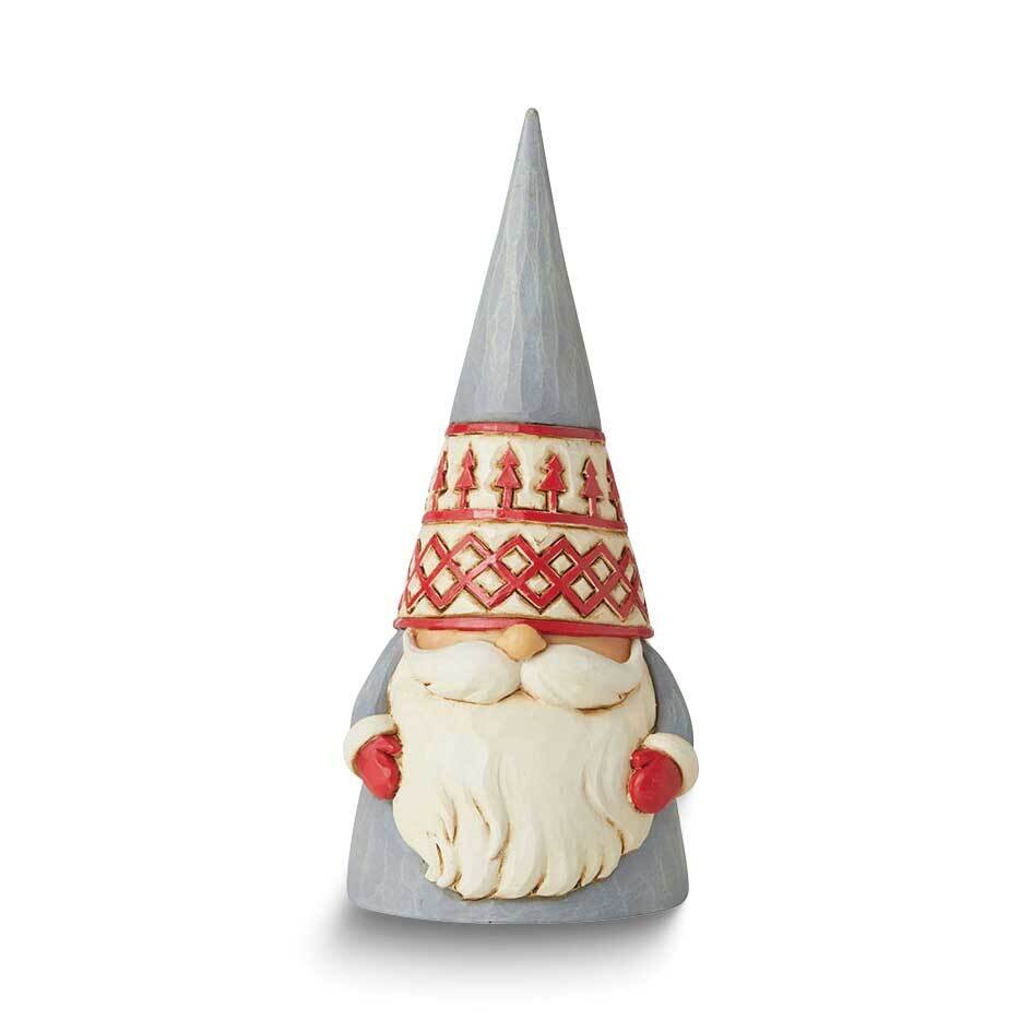 Jim Shore Heartwood Creek Noel Grey Tree Hat Gnome Figurine GM24588, MPN: GM24588, 28399265749
