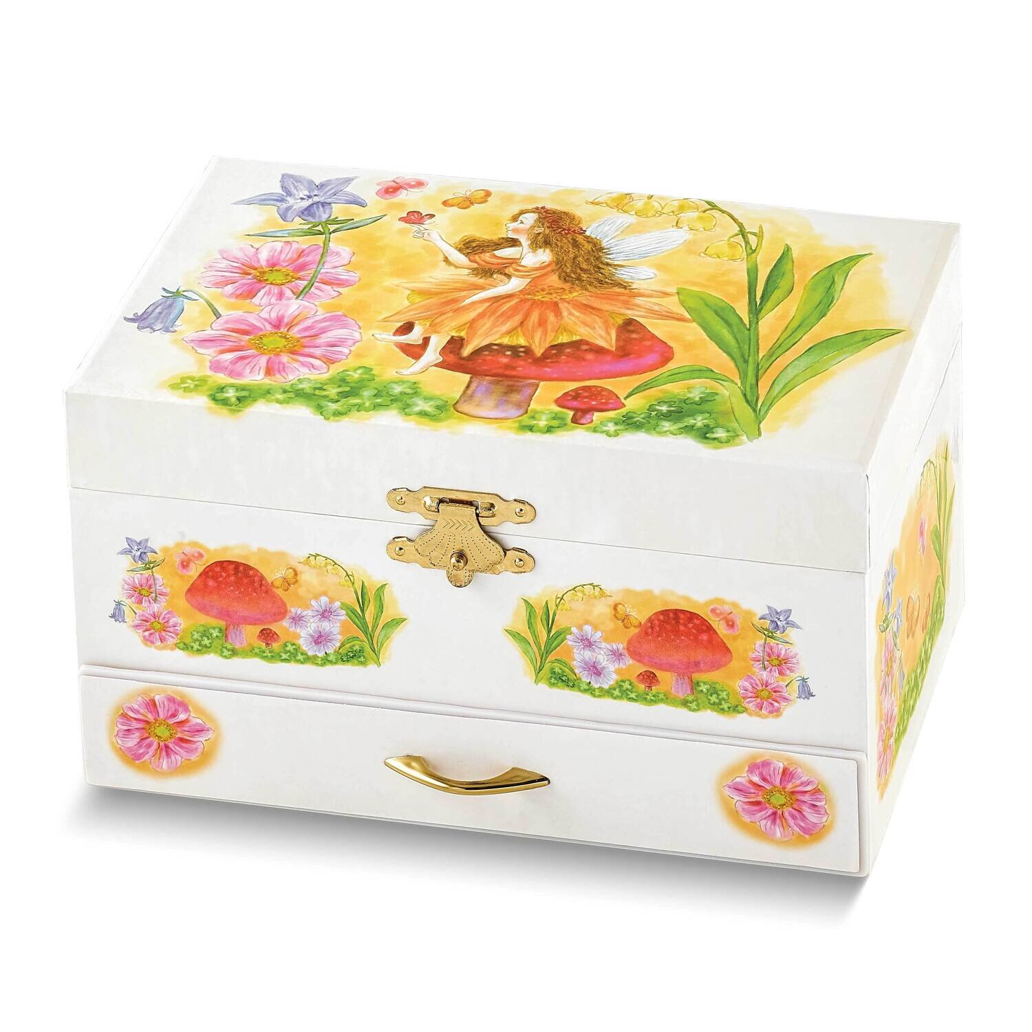 Children&#39;s Fairy Themed One Drawer Musical Box GM24813