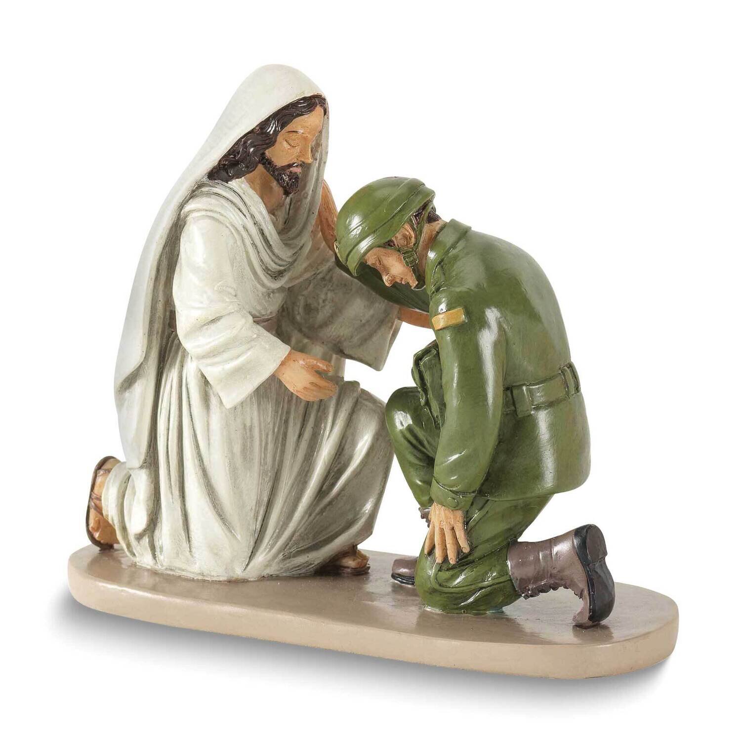 Jesus and Soldier Figurine GM24527