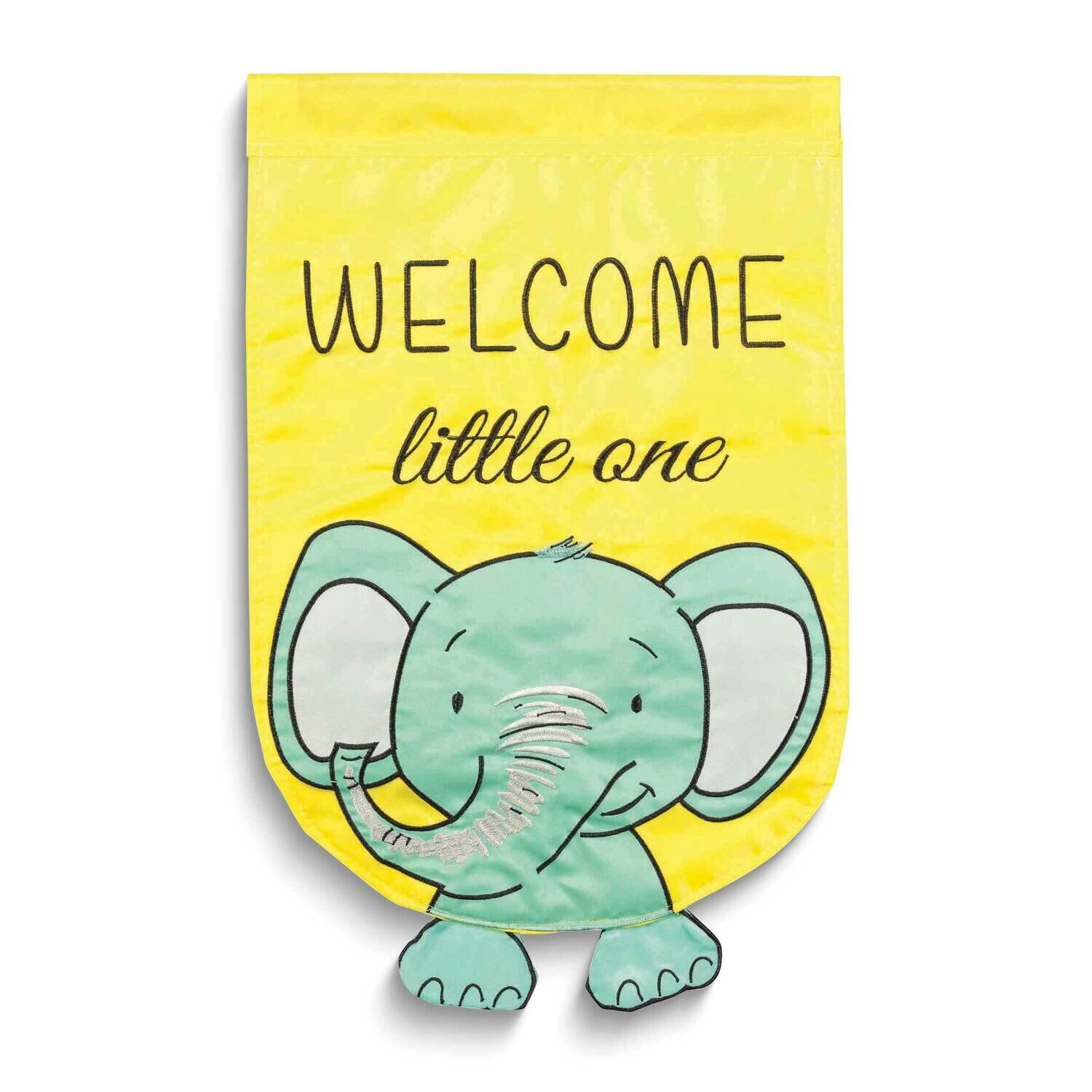 Precious Little One Elephant Garden Flag GM24535