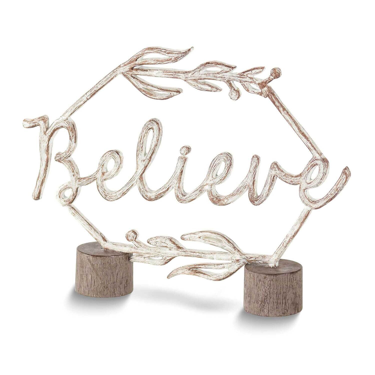 Believe Tabletop Word Decor GM24533, MPN: GM24533, 603799449687