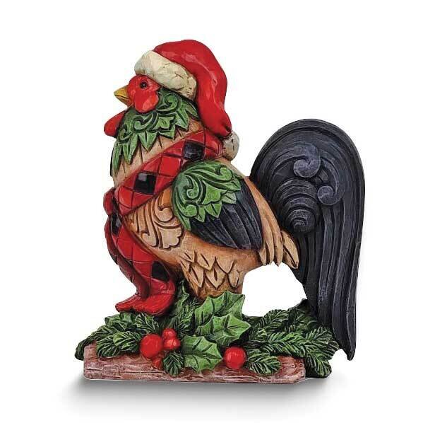 Country Living by Jim Shore Country Christmas Rooster Figure GM24692, MPN: GM24692, 28399295074